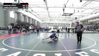 120 lbs Consi Of 8 #2 - Madeline Lundell, Granby/East Granby vs Angela Dellorusso, Staples