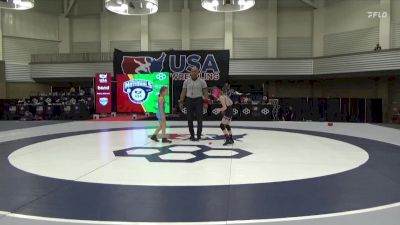62 lbs Semis - Tilly Kunze, Salem Elite Mat Club vs Zada Hopkins