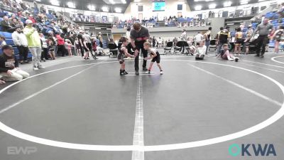35 lbs Consolation - Kyson Lovelace, Clinton Youth Wrestling vs Doyle Blaylock, Jacket Wrestling Club