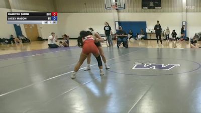 110 Open Cons. Round 2 - Damiyah Smith, Iowa Central Community College vs Jacey Mason, Wartburg