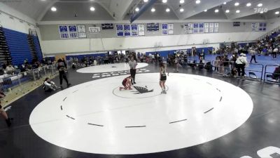 95 lbs Cons. Semi - Khali O`Neil, Team Thunder vs Adilene Estrada, Cal Grapplers Wrestling Club