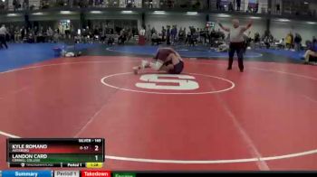 149 lbs 3rd Place Match - Kyle Romano, Augsburg vs Landon Card, Cornell College