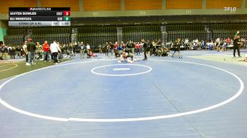 113 lbs Consi Of 8 #2 - Jaxten Bowler, Canyon View UT vs Eli Mendoza, Gilroy