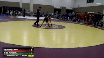 102 lbs Placement (4 Team) - Theo Peterson, UNC (United North Central) vs Grahm McKibbin, Alexandria
