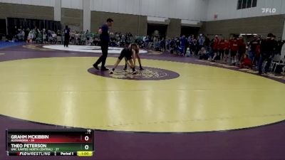 102 lbs Placement (4 Team) - Theo Peterson, UNC (United North Central) vs Grahm McKibbin, Alexandria