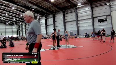 164 lbs Semis & 1st Wrestleback (8 Team) - Ciyanna Okocha, Virginia Killers vs Temprence Watson, Missouri Battle Gear Black