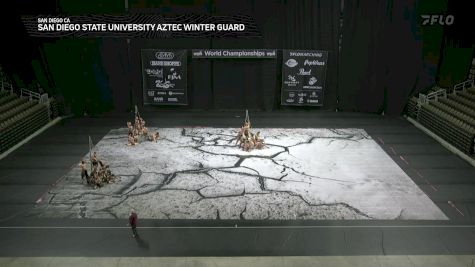 San Diego State University Aztec Winter Guard "San Diego CA" at 2025 WGI Guard World Championships