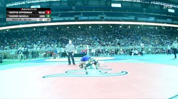D2-150 lbs Champ. Round 1 - Griffin Opperman, Portland vs Parker Makela, Linden