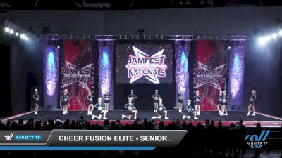 Cheer Fusion Elite - Senior Velocity [2022 L4 Senior - D2 - Small - B Day 1] 2022 JAMfest Cheer Super Nationals