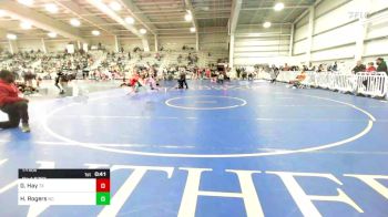 170 lbs Consi Of 16 #1 - Grant Hay, TX vs Hayden Rogers, NC