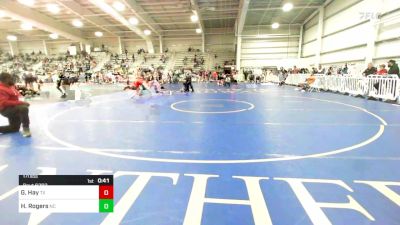 170 lbs Consi Of 16 #1 - Grant Hay, TX vs Hayden Rogers, NC