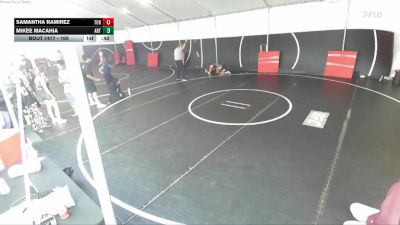 100 lbs 5th Place Match - Samantha Ramirez, Torrance vs Mikee Macahia, Artesia