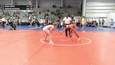 113 lbs Round Of 64 - Derik Kiefer, GT 4238 - HSB vs Jameson Shawver, Team Diamond Fish - HSB