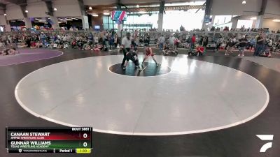 95 lbs Semifinal - Canaan Stewart, Amped Wrestling Club vs Gunnar Williams, Texas Wrestling Academy