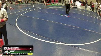 59 lbs 2nd Place Match - Drexel Ashworth, Iron County Wrestling Academy vs Mack Probst, Wasatch WC