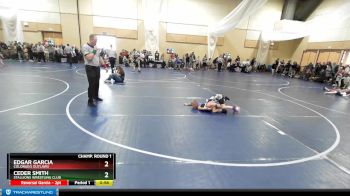 57 lbs Champ. Round 1 - Ceder Smith, Stallions Wrestling Club vs Edgar Garcia, Colorado Outlaws