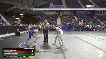 100 lbs Champ. Round 1 - Julius Medina, Juic3 Acad3my vs Trapper Boren, Iola