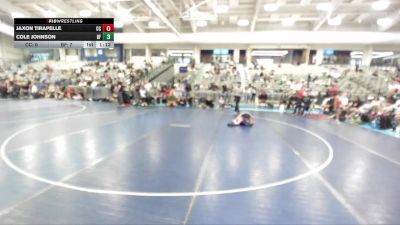83 lbs Quarterfinals (8 Team) - Cole Johnson, Black Fox vs Jaxon Tirapelle, Cali Club