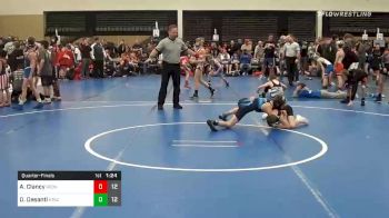 65 lbs Quarterfinal - Ayden Clancy, RedNose ES vs Dylan Desanti, KT Kidz ES