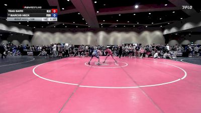 138 lbs Champ. Round 2 - Teag Saito, New Jersey vs Marcus Heck, Pennsylvania