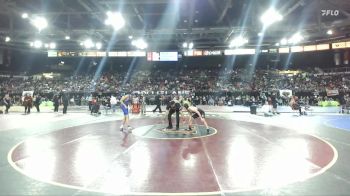 120 lbs Champ. Round 2 - Oliver Hanson, Rigby vs Justus Peregrina, Coeur D Alene