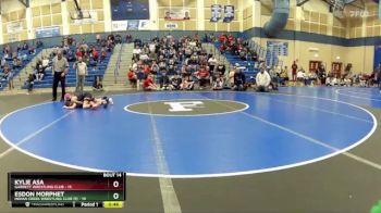 78 lbs Cross Bracket (8 Team) - Kylie Asa, Garrett Wrestling Club vs Esdon Morphet, Indian Creek Wrestling Club (S)