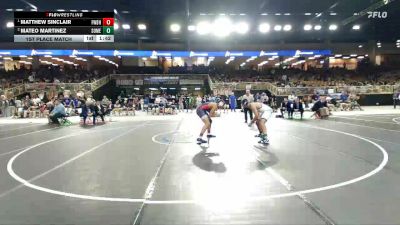 190 2A 1st Place Match - Matthew Sinclair, Ft Walton Beach H S vs Mateo Martinez, Somerset