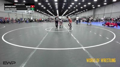 88 lbs Rr Rnd 4 - Nathan Cruz, OK Elite 12U Black vs Aiden Fowler, Untouchables 12U Black