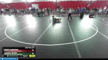 102 lbs Cons. Round 4 - Gabriel Beyer, Freedom High School Wrestling vs Wyatt Hoffman, Sarbacker Wrestling Academy