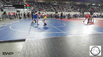 108 lbs Consi Of 64 #2 - Colt Duvall, McAlester vs Tyson Mcneely, Hennessey Eagles Jr High