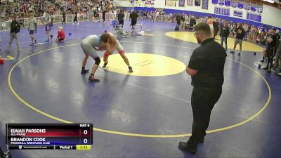 190 lbs Quarterfinal - Isaiah Parsons, All-phase vs Brandon Cook, Peninsula Wrestling Club