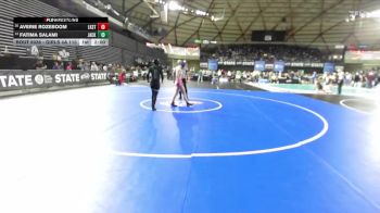 Girls 4A 110 lbs Champ. Round 1 - Fatima Salami, Jackson (Girls) vs Averie Rozeboom, Lake Stevens (Girls)