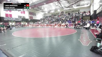 105 lbs Champ. Round 3 - Sadie Molina, Bonita vs Linda Hernandez, Adelanto