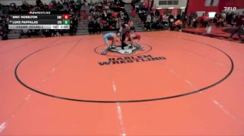 138 lbs Champ. Round 2 - Eric Hoselton, New Lenox (LINCOLN-WAY CENTRAL) vs Luke Pappalas, Chicago (ST. RITA)