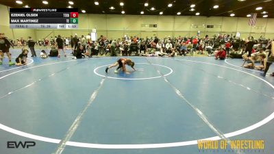 58 lbs Rr Rnd 4 - Ezekiel Olsen, Texas Top Team 9u vs Max Martinez, Tulsa Elite 9U