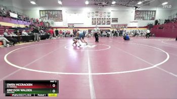 165 lbs Champ. Round 2 - Greyson Walden, WILLARD vs Owen McCracken, FH CENTRAL