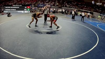 D 3 175 lbs Quarterfinal - Roman Steele, South Beauregard vs Jacobi Boudreaux, John Curtis Christian