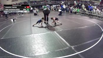 45 lbs Cons. Round 2 - Jrae Jackson-Perez, Midwest Destroyers Wrestling Club vs Chantry Pieper, Hi-Line