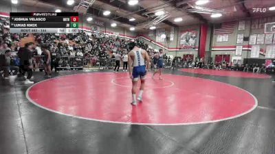 144 lbs Cons. Round 3 - Joshua Velasco, North Torrance vs Lukas Knox, JW North