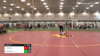 52 lbs Consolation - John Carson, Intense Wrestling Club vs Giovanni Aranda, Team Hammer-OH