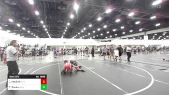 130 lbs 5th Place - Colton Mackie, Salem Elite Mat Club vs Dutch Banks, Legacy Wrestling Center