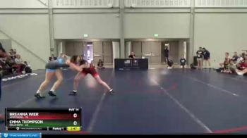 144 lbs Round 1 (8 Team) - Breanna Wier, Wisconsin vs Emma Thompson, Oklahoma