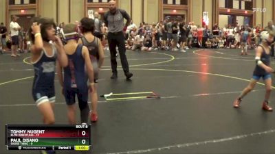 60 lbs Semis & 1st Wrestleback (8 Team) - Tommy Nugent, Elite Wrestling vs Paul Disano, Shore Thing