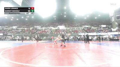 54 lbs Quarterfinal - Barrett Bucholz, Ryse Wrestling Academy vs Oaken Lorance, Team Real Life