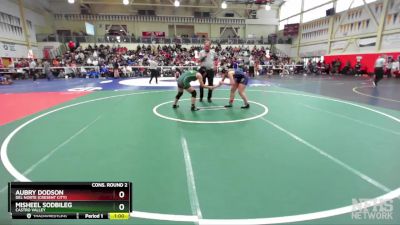 155 (157) Cons. Round 2 - Misheel Sodbileg, Castro Valley vs Aubry Dodson, Del Norte (Cresent City)