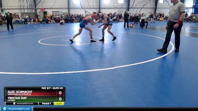 Elite 141 lbs Champ. Round 2 - Alec Schmacht, Wisconsin-Platteville vs Tristan Day, Luther