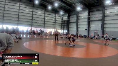 82 lbs Semis & 1st Wrestleback (8 Team) - Cadence Aultman, Big Money Movin vs Aubrey Ishuin, Combat Athletics Girls