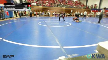 67 lbs Quarterfinal - Garrett Potts, Wagoner Takedown Club vs Eli Remington, Skiatook Youth Wrestling
