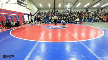 145 lbs Quarterfinal - Naveah Higgins, Pryor Tigers Wrestling vs Emily Beckley, Broken Arrow Girls