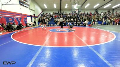 145 lbs Quarterfinal - Naveah Higgins, Pryor Tigers Wrestling vs Emily Beckley, Broken Arrow Girls